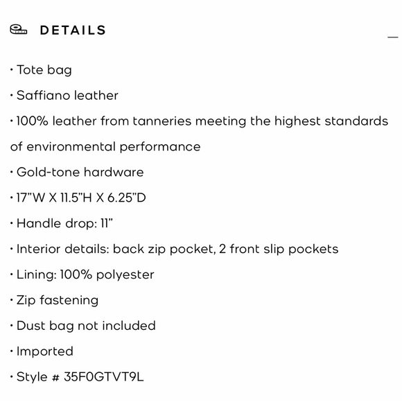 Black Jet Set Travel Large Saffiano Leather Tote - Picture 10 of 10